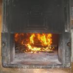 Le fascine nel forno a legna